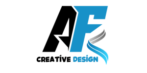 Black & Blue Minimalist Modern Initial Font Logo