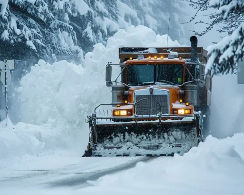 Snow-plough-in-Canada